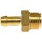 Dorman Inverted Flare Male Connector Barbed End 5818 UNF Thread Size 134 Length Brass 785-404D - alternate 1